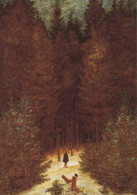 Caspar David Friedrich Chasseur in the Forest (mk10